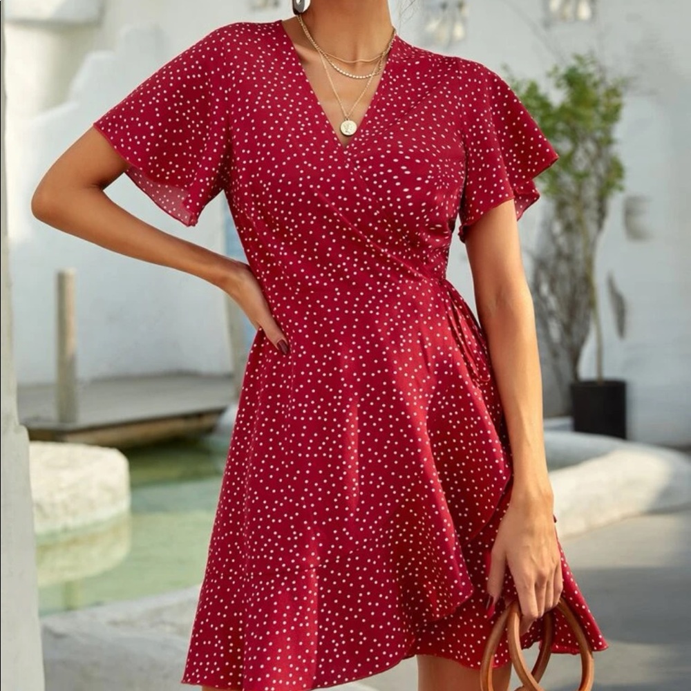 Red dress